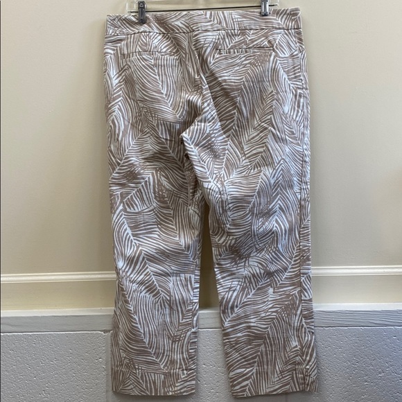 Talbots 14 print cotton pants - Picture 3 of 9